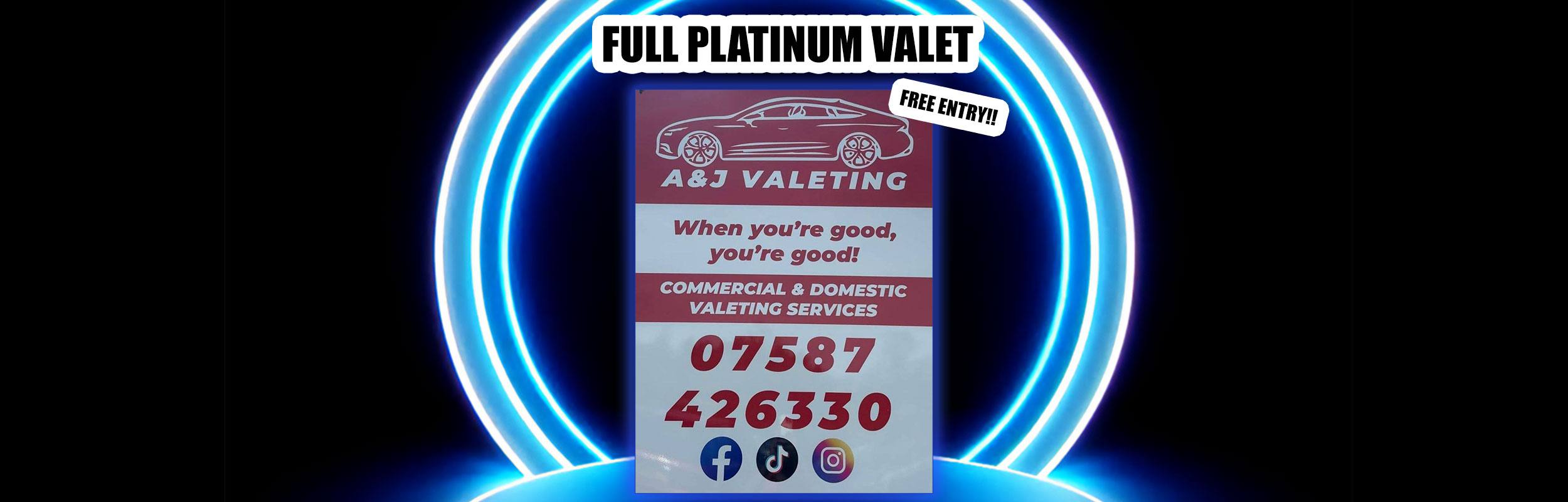 Free to enter! Platinum Car Valet worth £130!