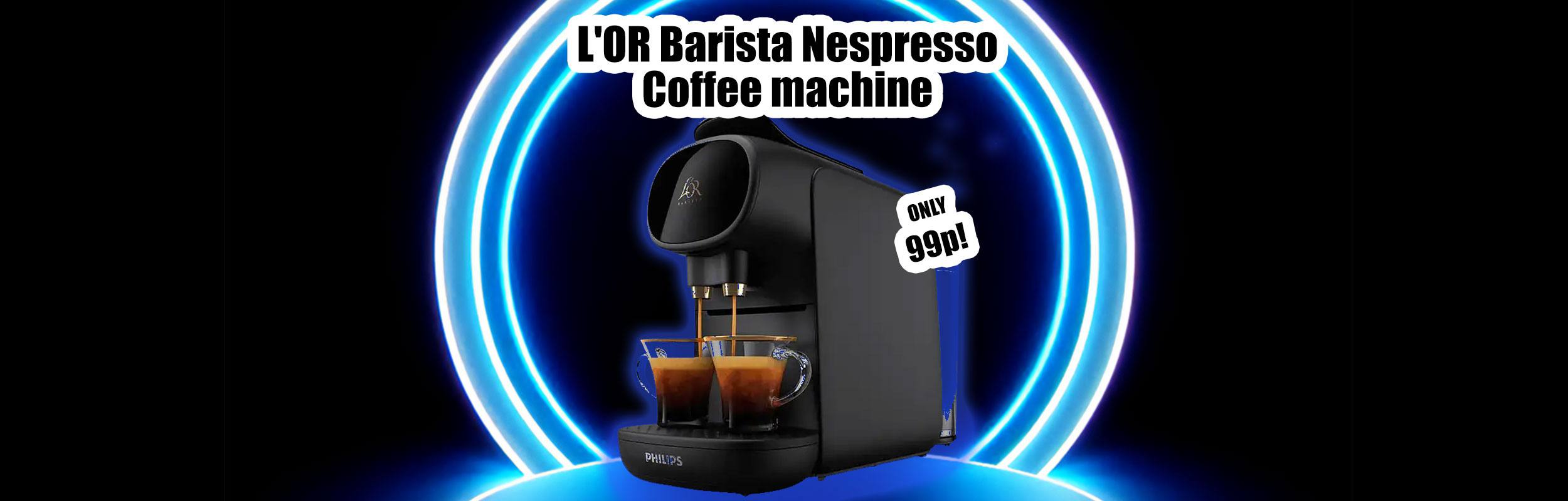 L'OR Barista Nespresso Coffee machine