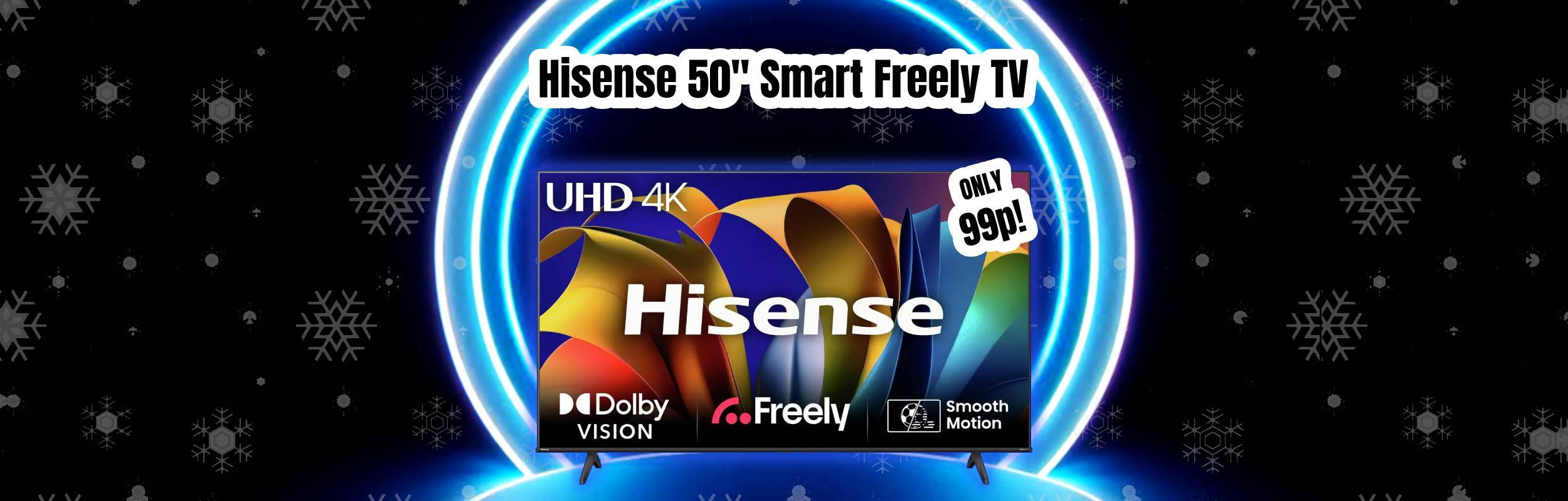 Hisense 50 Inch Smart Freely TV