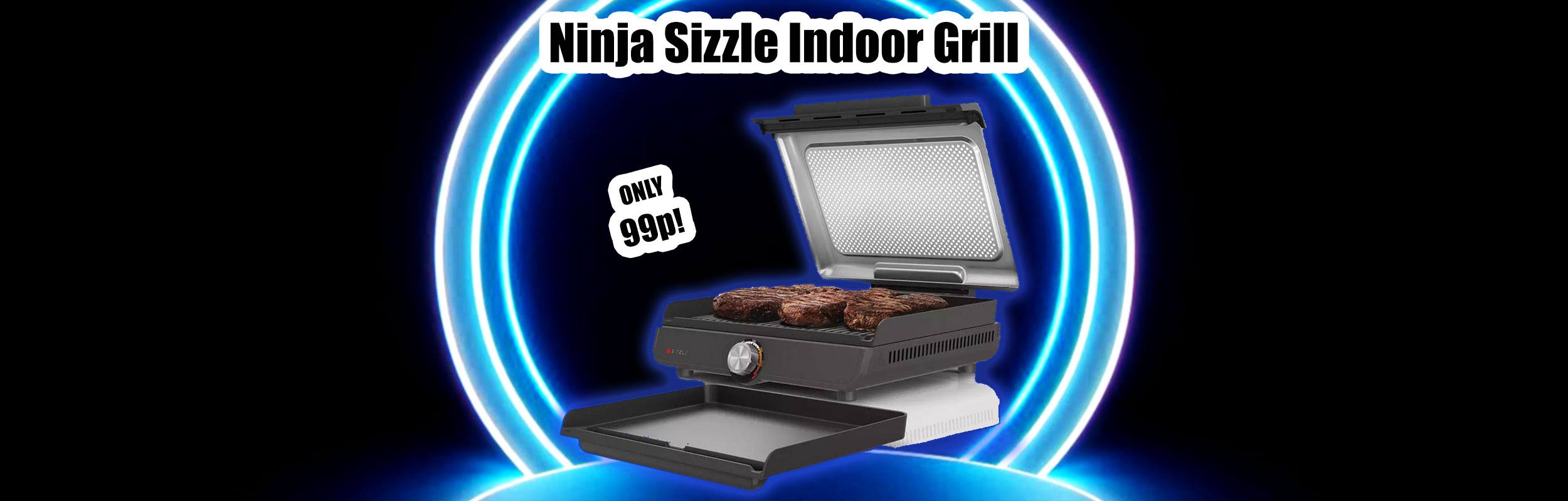 Ninja Sizzle Indoor Grill & Flat Plate