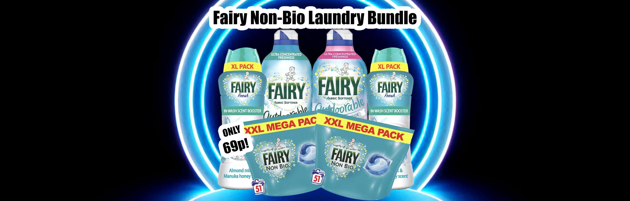 Fairy Non-Bio Laundry Bundle