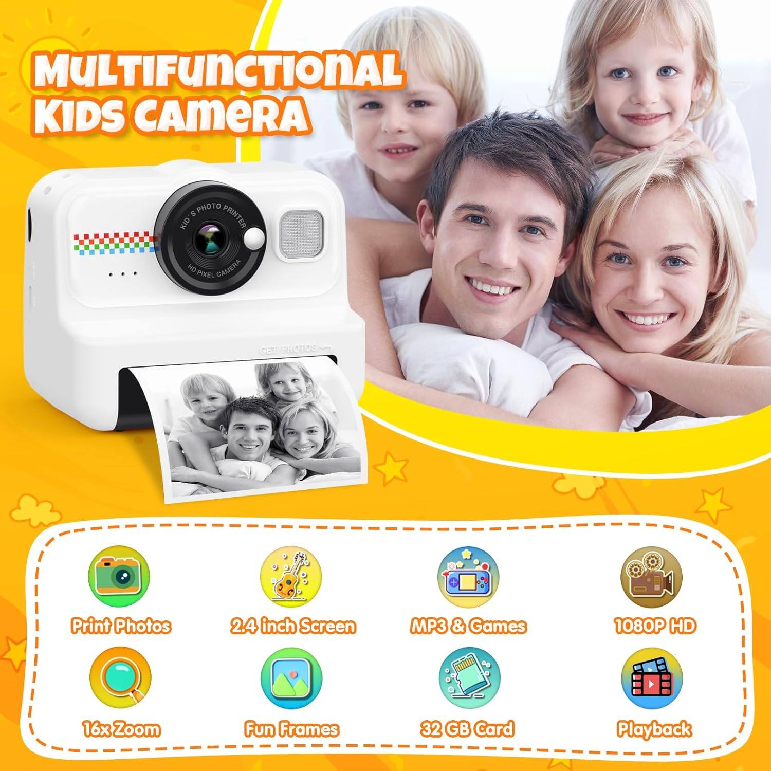 Instant Print Kids Camera - Image 4