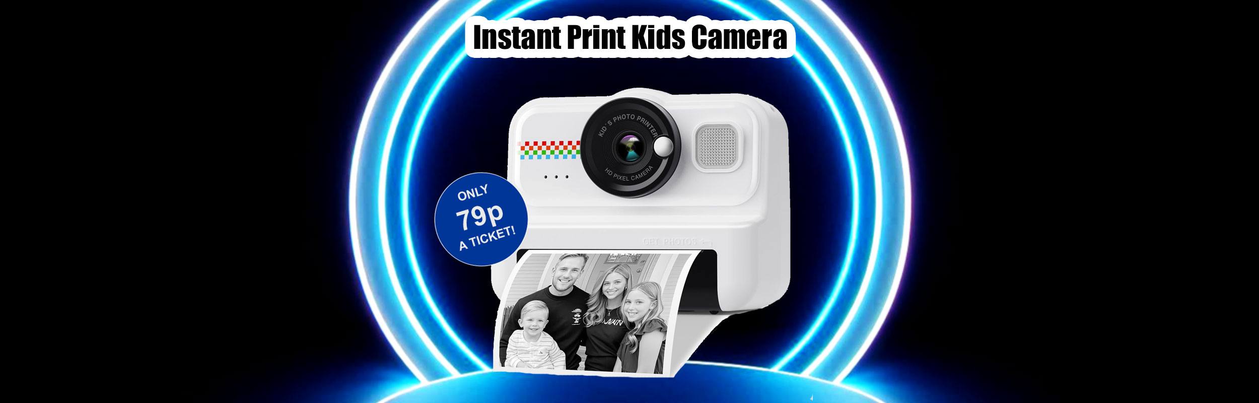 Instant Print Kids Camera