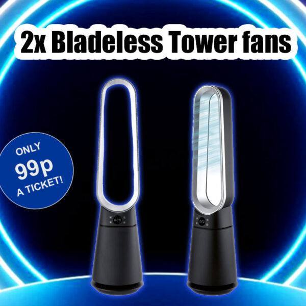 2x Bladeless Tower fans