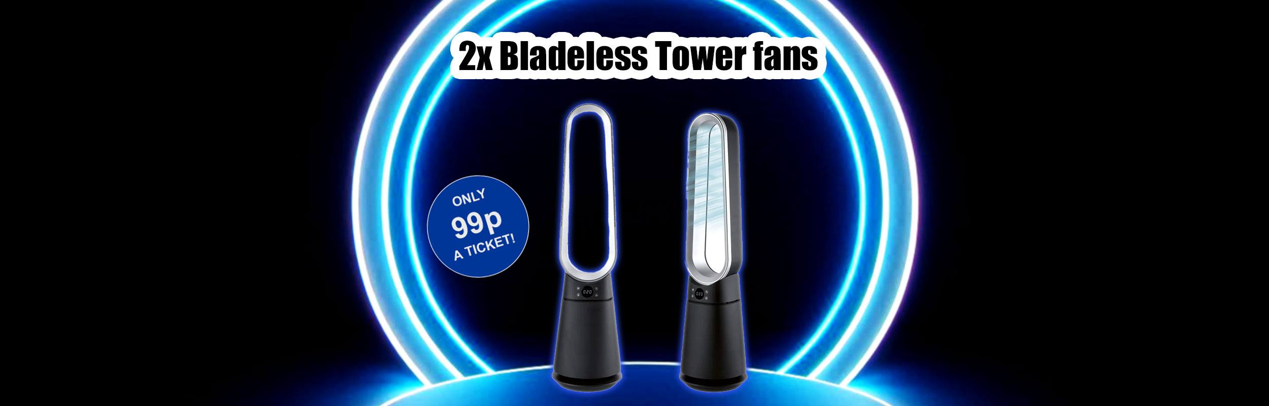 2x Bladeless Tower fans