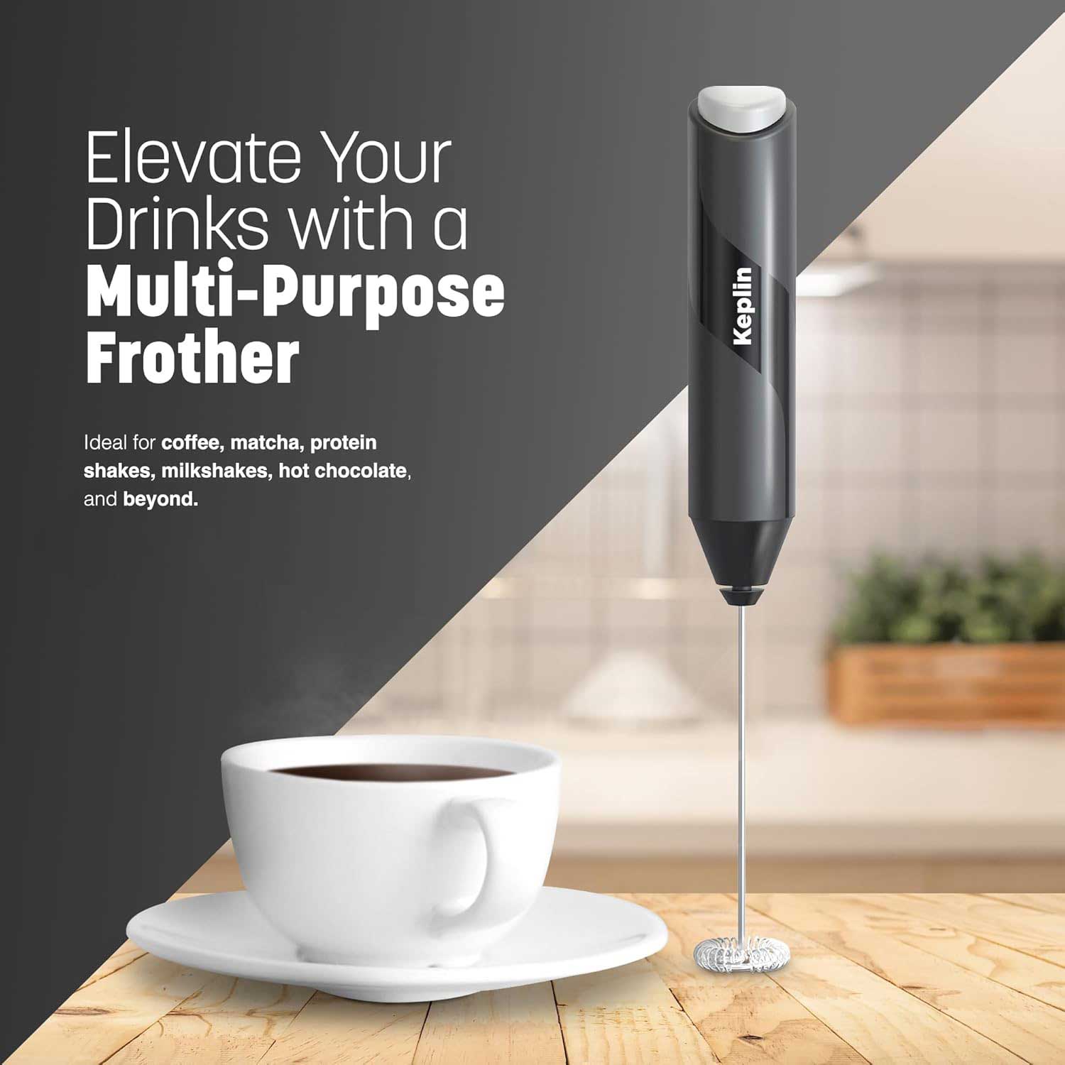 Keplin Handheld Milk Frother - Image 3