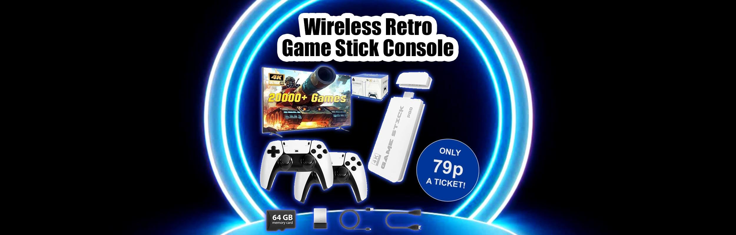 Wireless Retro Game Stick Console