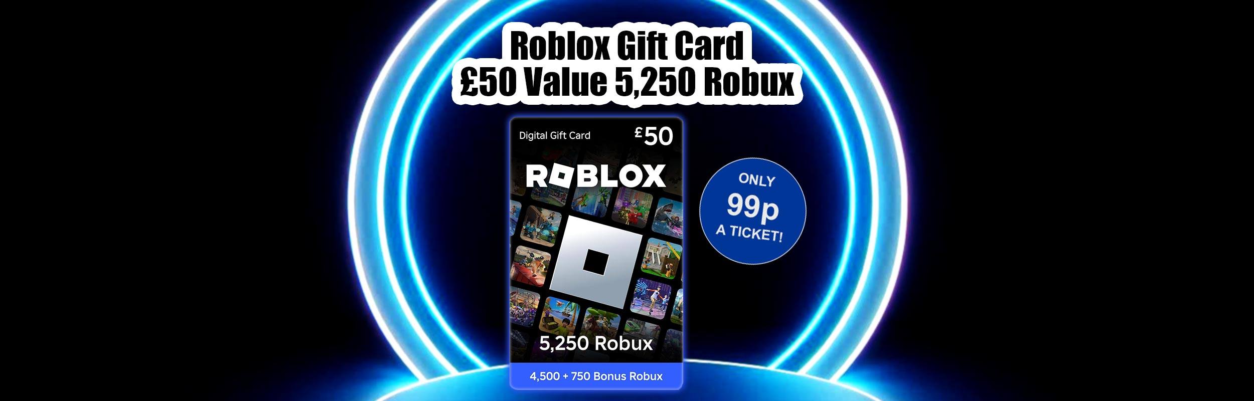 Roblox Gift Card - 5,250 Robux