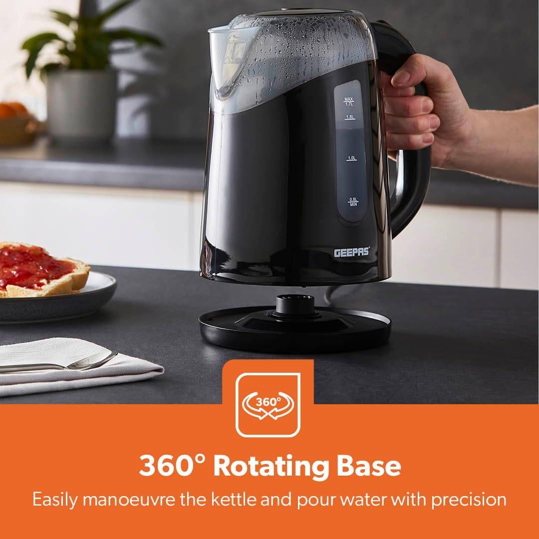 Geepas Toaster & Kettle Combo Set - Image 5