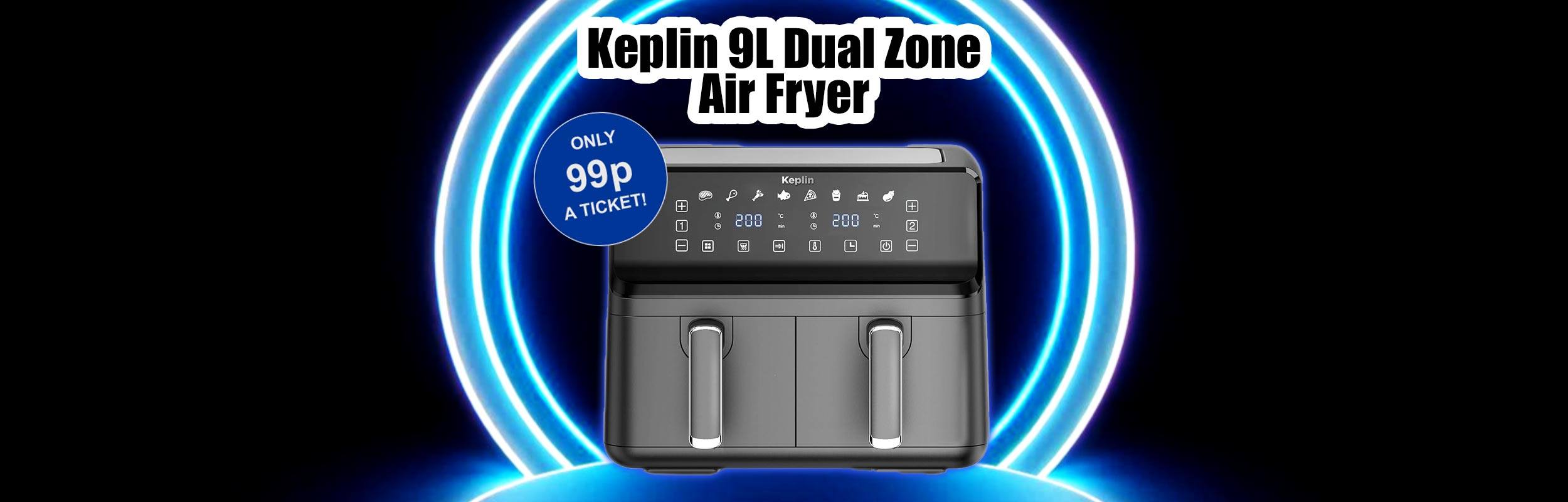 Keplin 9L Dual Zone Air Fryer