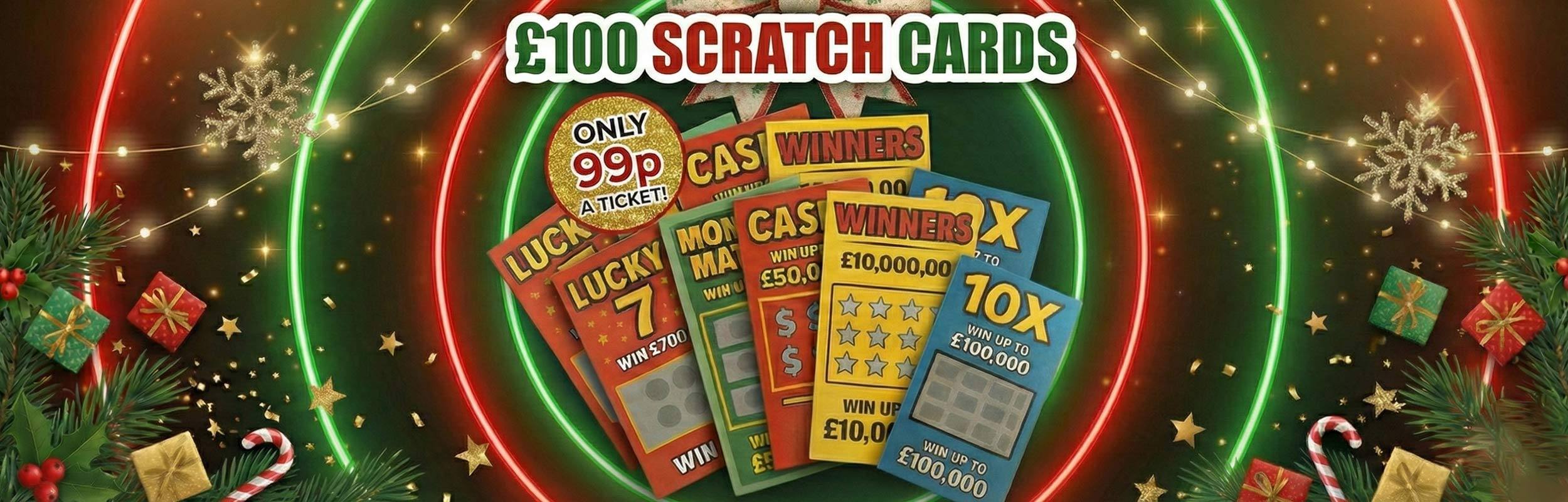 £100 Scratch Cards