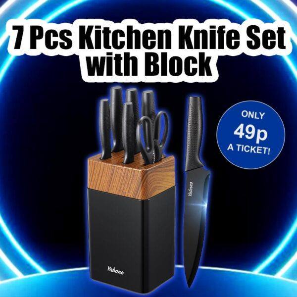 Yabano 7 Piece Kitchen Knife Set