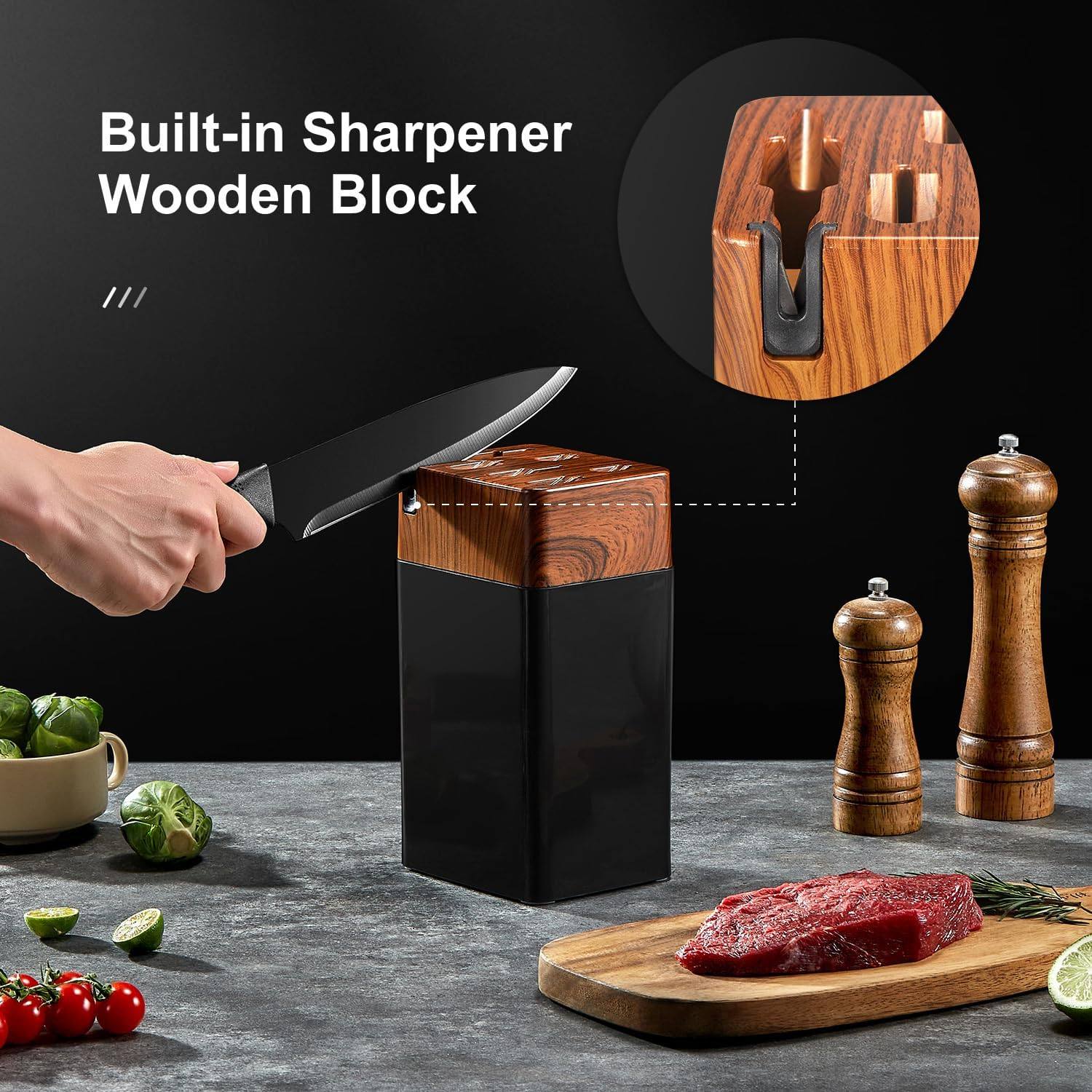 Yabano 7 Piece Kitchen Knife Set - Image 5