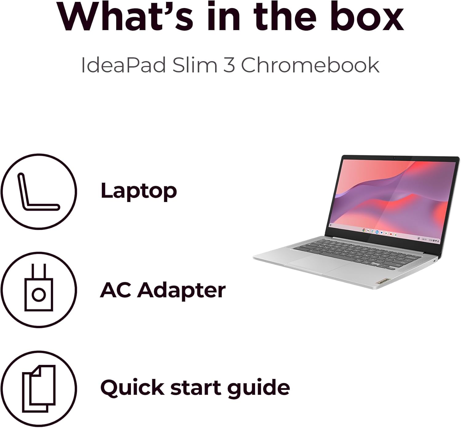 Lenovo IdeaPad Slim 3 Chromebook - Image 2