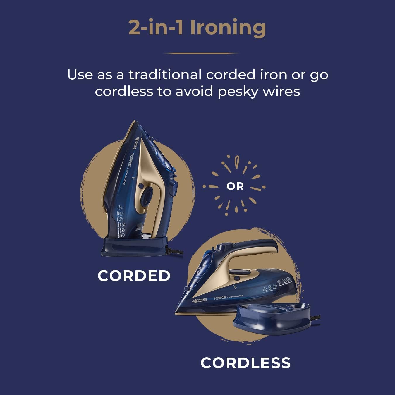 Tower Cordless Steam Iron - Image 6