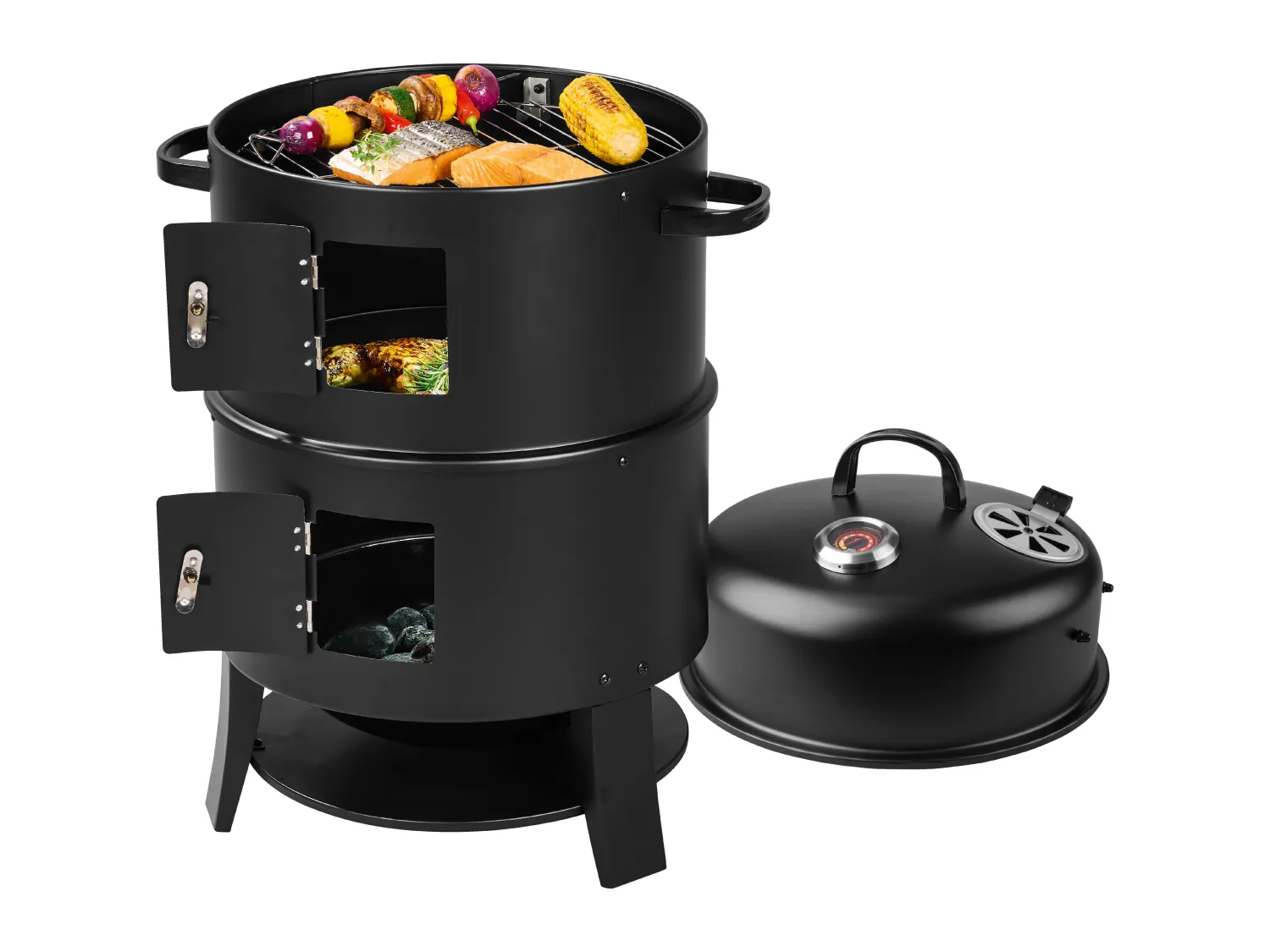 Grillmeister 3-in-1 Smoker Grill - Image 3