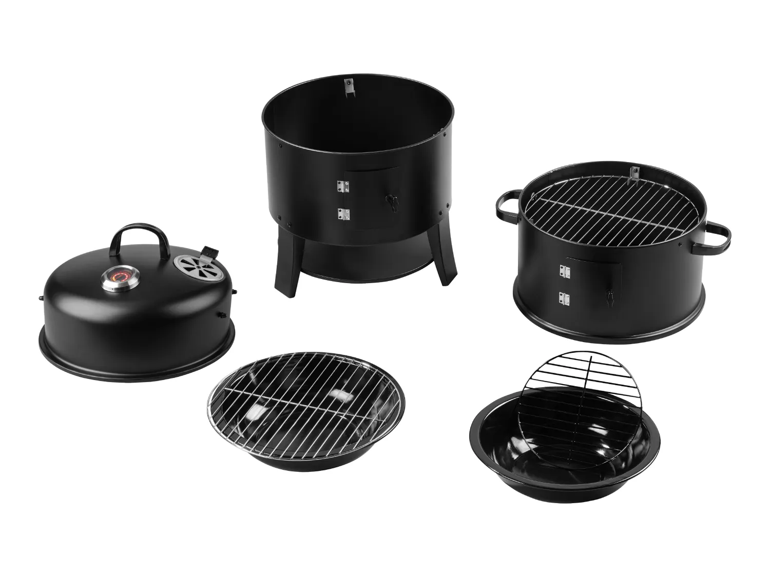 Grillmeister 3-in-1 Smoker Grill - Image 5