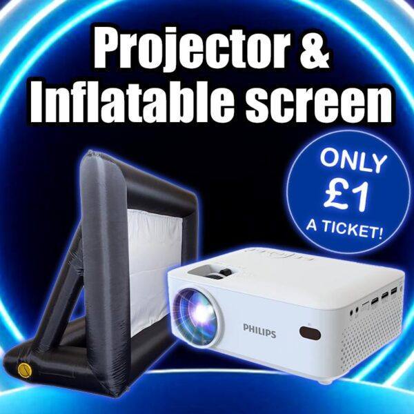 Projector & Inflatable screen