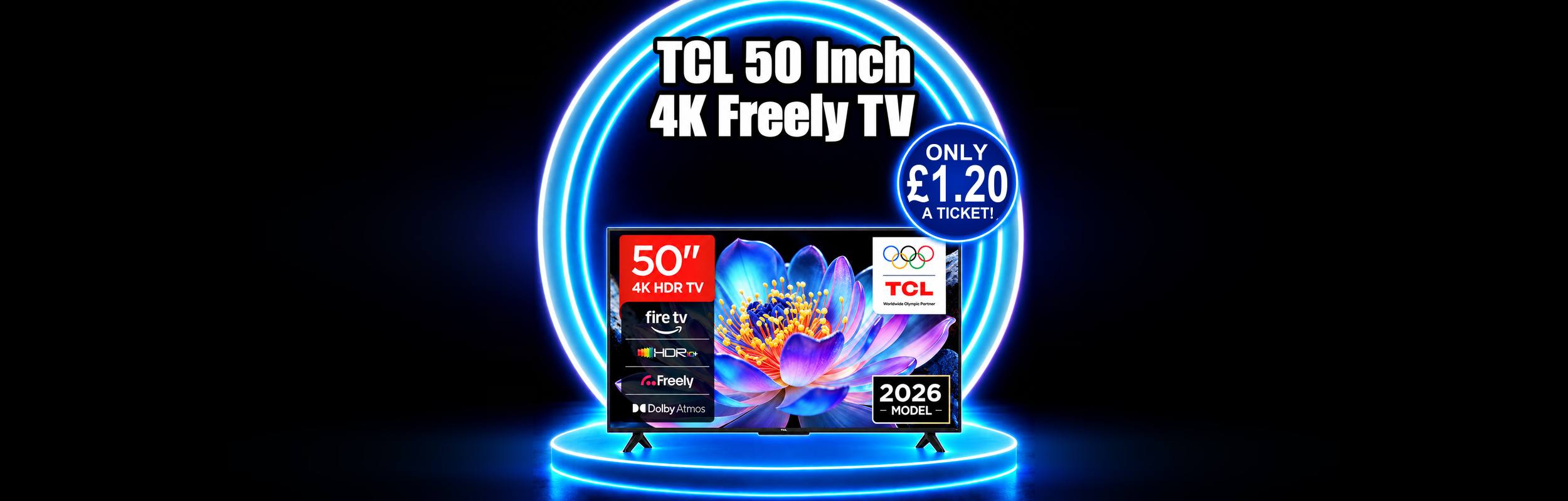 TCL 50 Inch 4K Freely TV